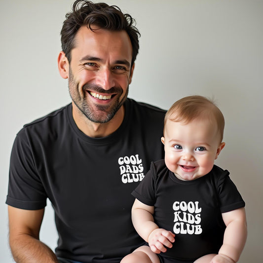 First Father's Day Shirt Father's Day Matching Shirts Cool Dads Club Matching Shirts New Dad Gift Father's Day Onesie® Father and Son tees