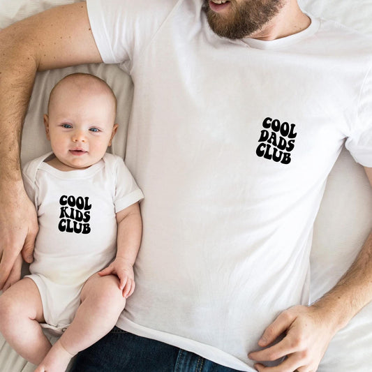 First Father's Day Shirt Father's Day Matching Shirts Cool Dads Club Matching Shirts New Dad Gift Father's Day Onesie® Father and Son tees